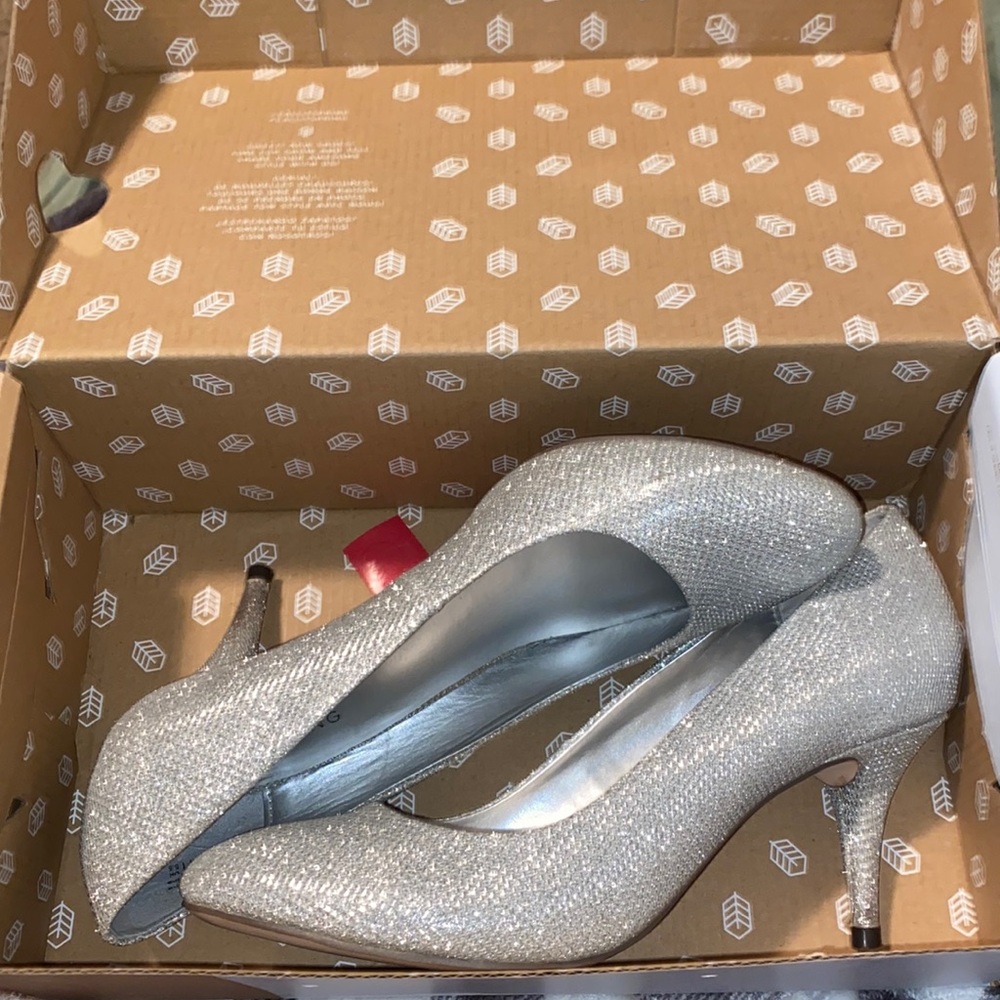 Call it Spring silver heels
